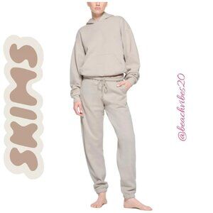 SKIMS Cotton Fleece Classic Hoodie Stone Medium NWT O-496